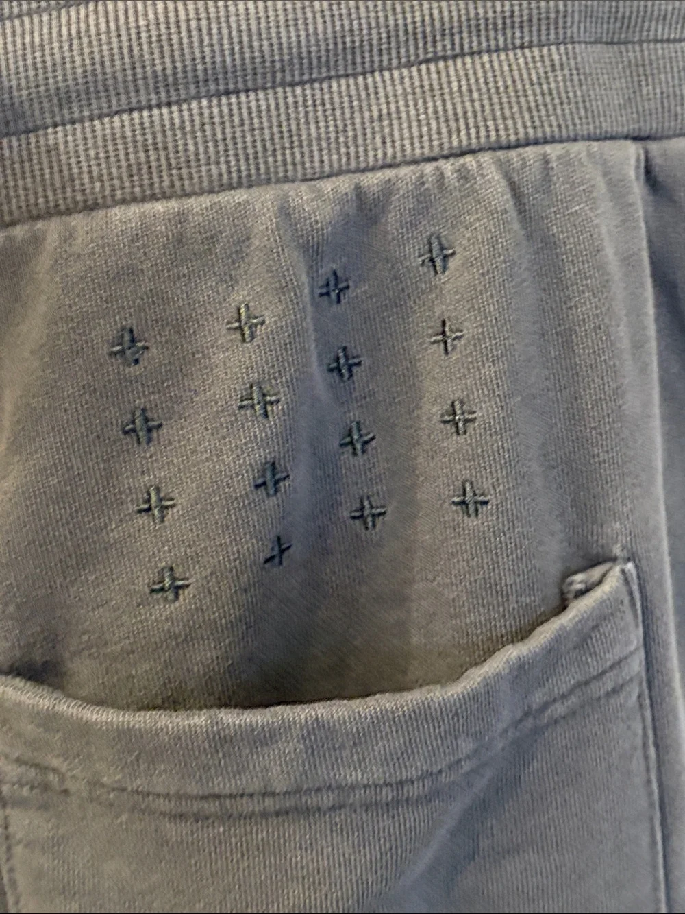 Ksubi Trak Sweatpants Mens XL blue  Jogger Pants Zip Pockets Logo Gym Pumpcover